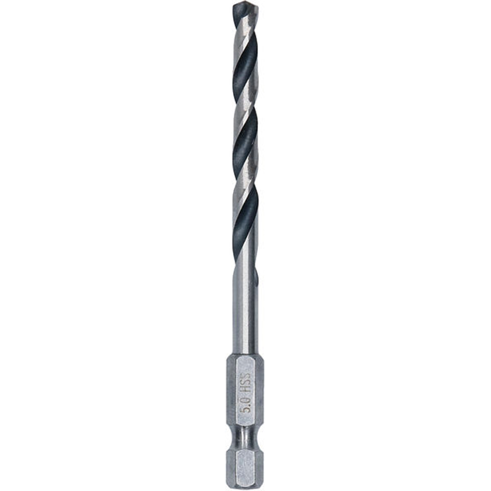 Bosch Metal HSS Spiralbohrer 5 x 52 x 91 mm HEX 1/4 Schaft - 2608577872