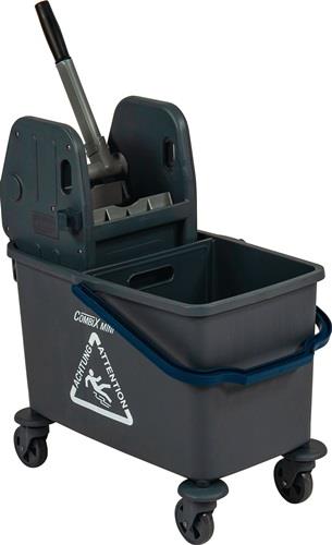 Sprintus Reinigungswagen Eimer 1 x 35 l mit Trennwand, Presse - 301216