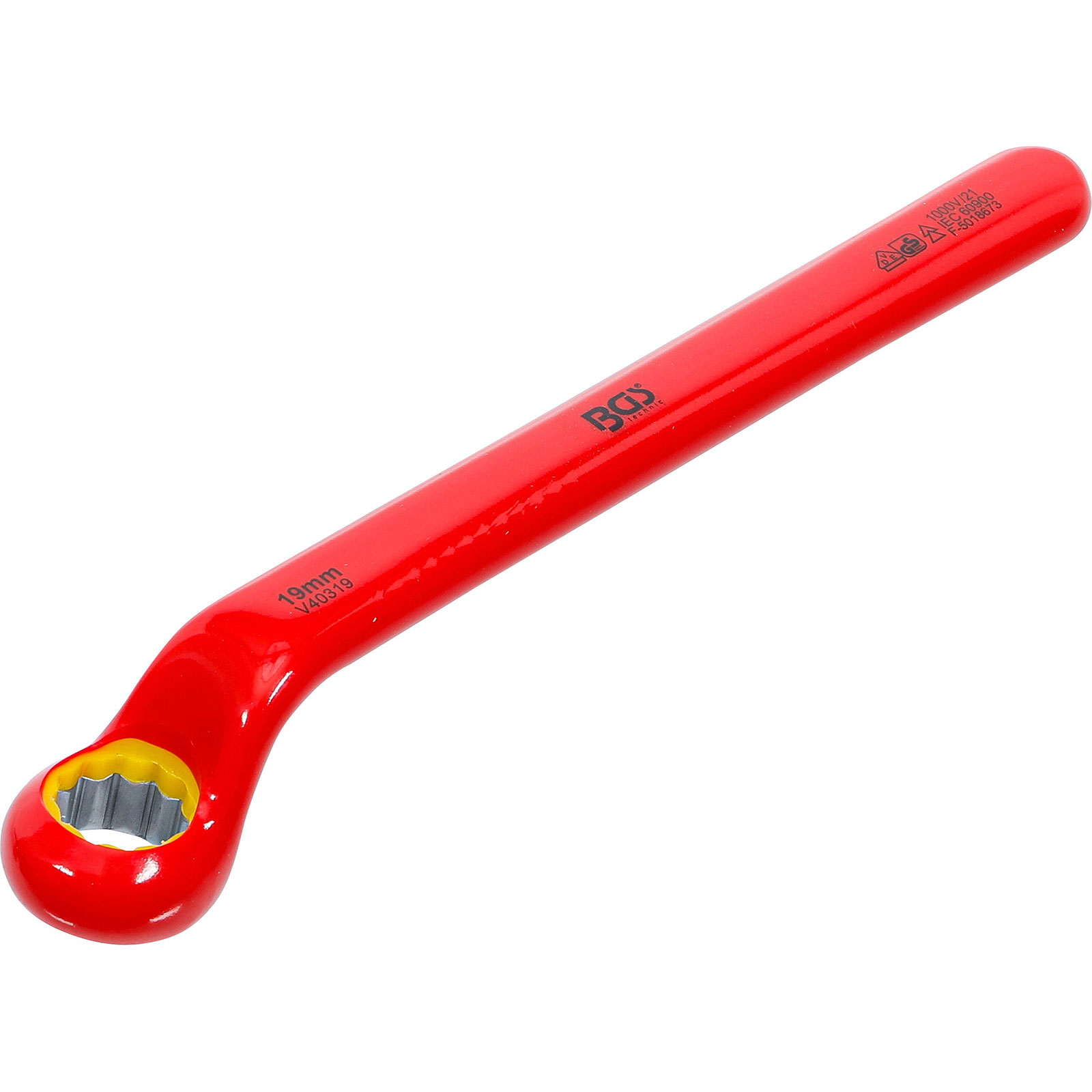 BGS VDE-Einringschlüssel tief gekröpft SW 19 mm - 72019
