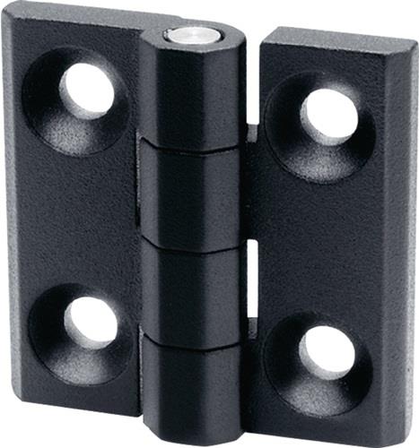 Ganter Norm Scharnier GN 237 Höhe 40 mm Breite 40 mm - 237-ZD-40-40-A-SW