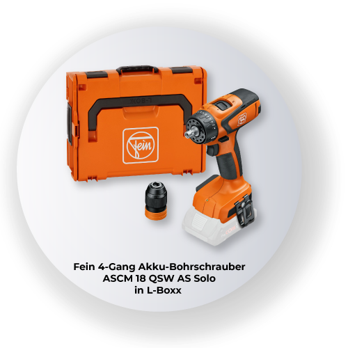FEIN Akku-Multimaster mit Koffer und Zubehör