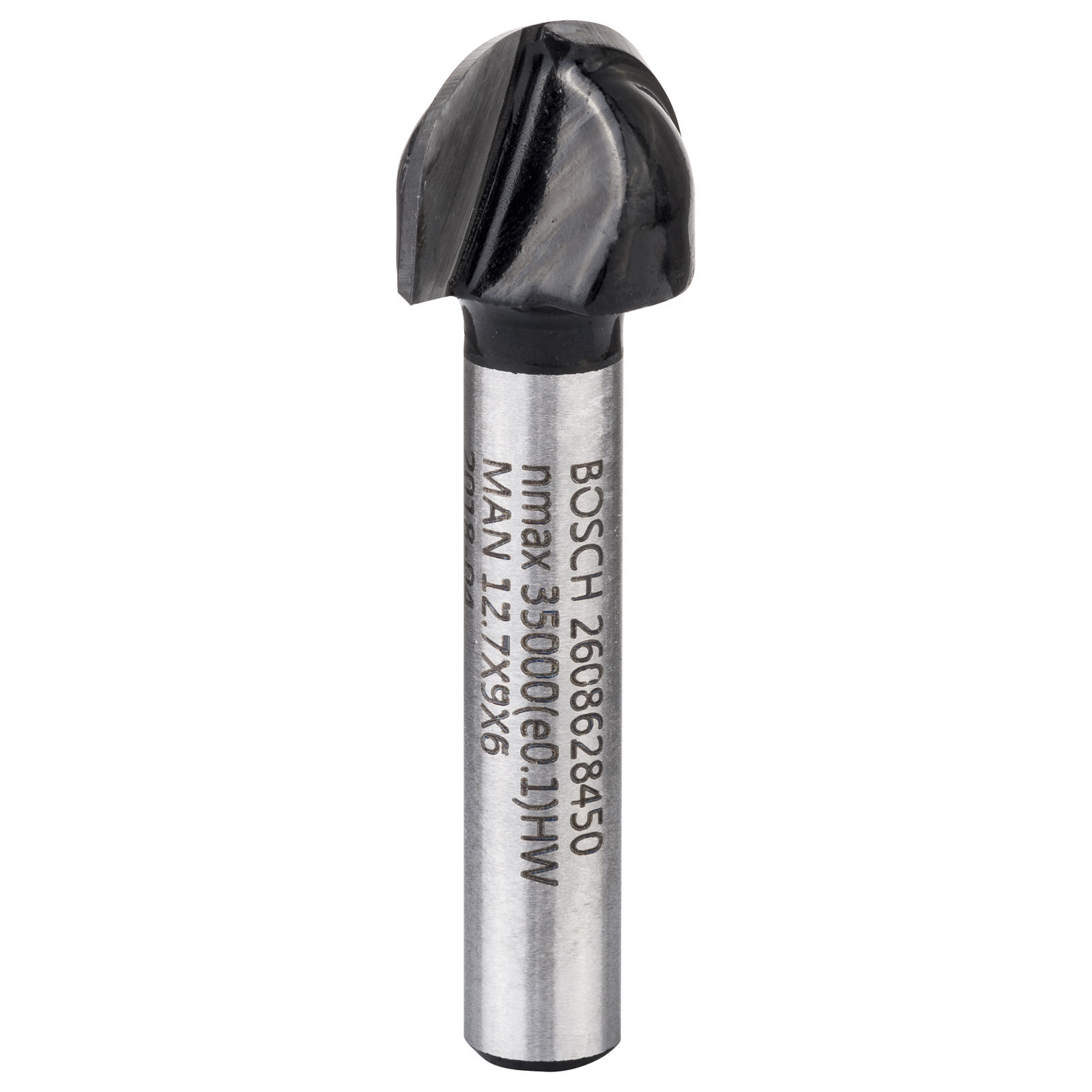 Bosch Hohlkehlfräser + Zapfen 6 x 12,7 x 40 - 2608628450