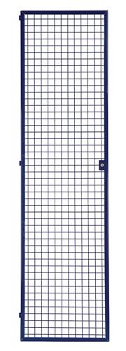 Gittertür LOGS 240 H1970xB540mm blau RAL 5022 abschl.LOGS - LOGS 240 RAL 5022