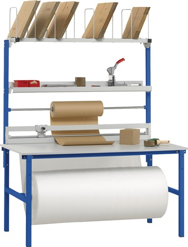 Packtischset B2000xT800xH2205mm Aufbauten Variante 2 - 9000486279
