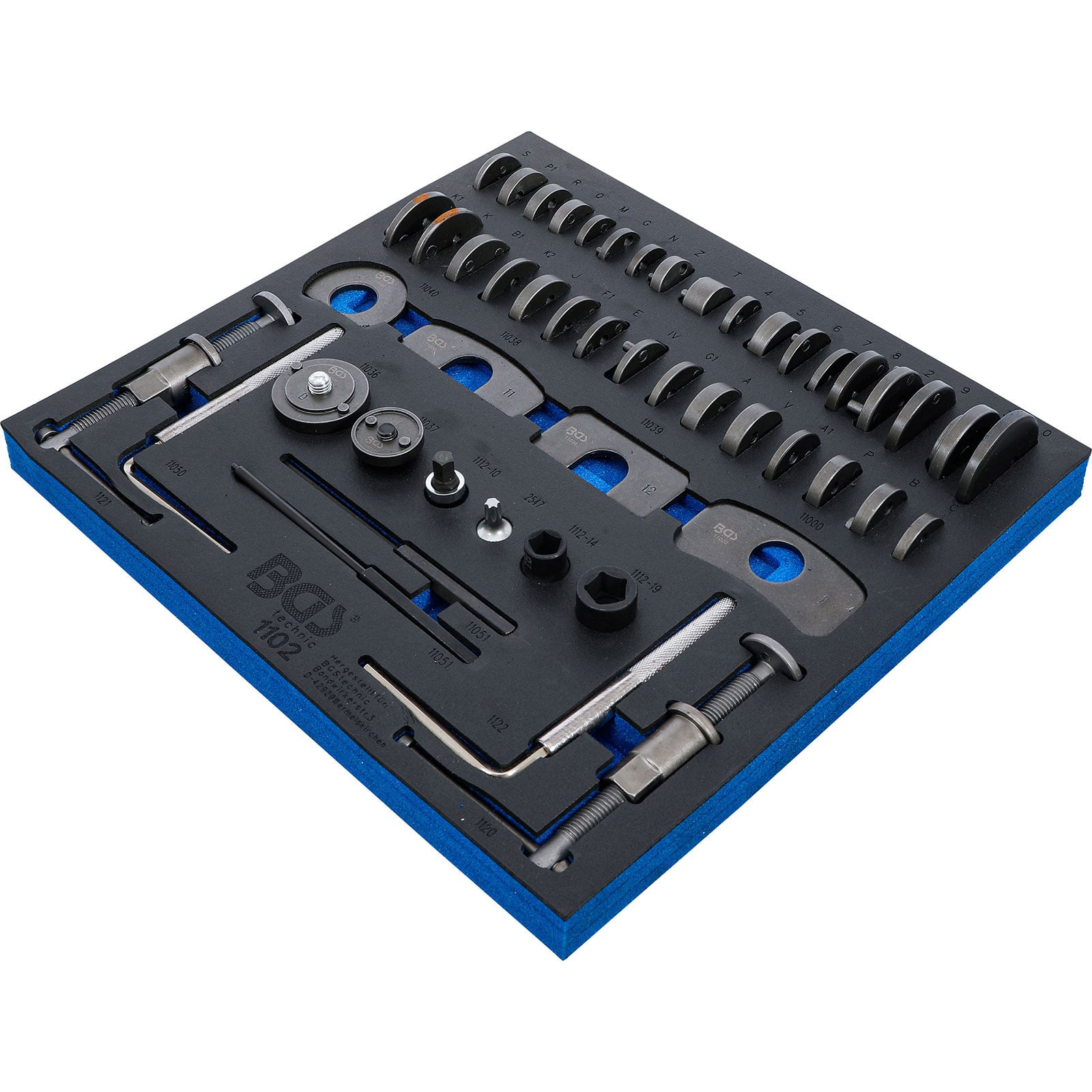 BGS Werkstattwageneinlage 2/3: Bremskolben-Rückstell-Satz 50tlg. - 1102