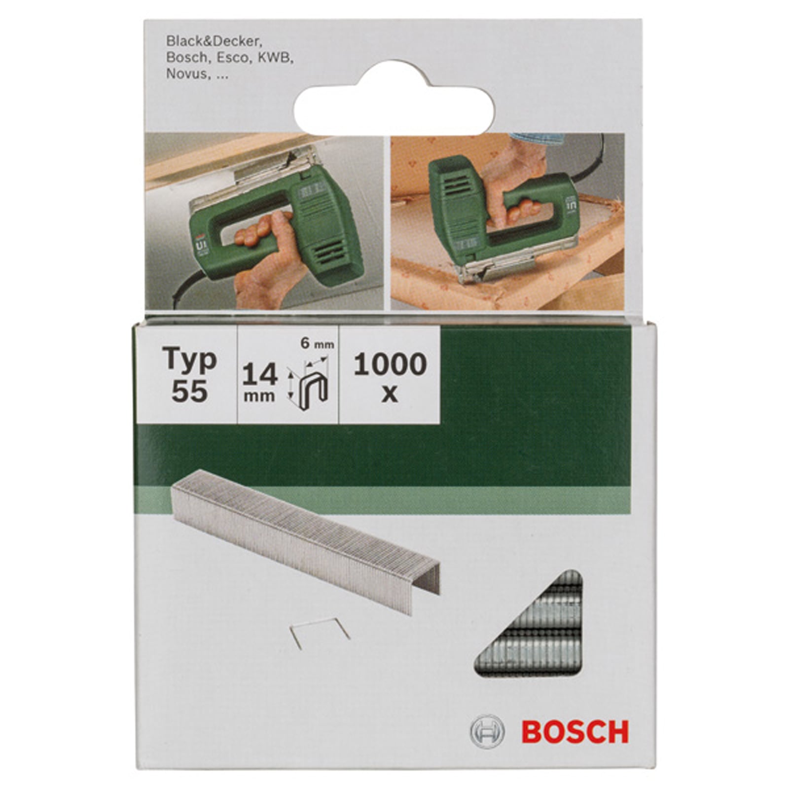 Bosch Klammer Typ 55 L= 14 mm - 2609255826