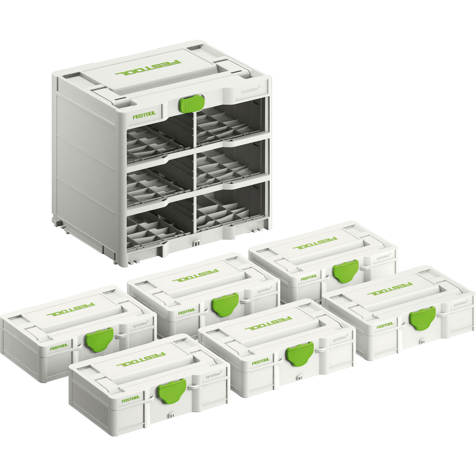 Festool Systainer³ Rack SYS3-RK/6 M 337-Set - 577816