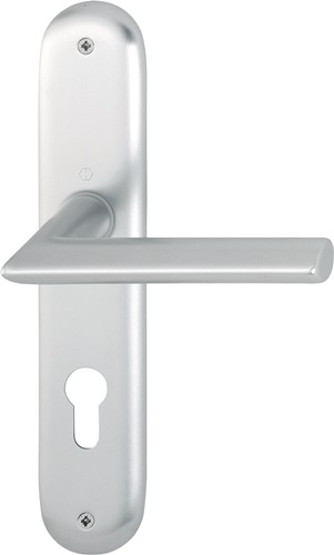 HOPPE Langschildgarnitur Stock.1140/273P Alu.F1 PZ 72mm DIN L/R - 2785850