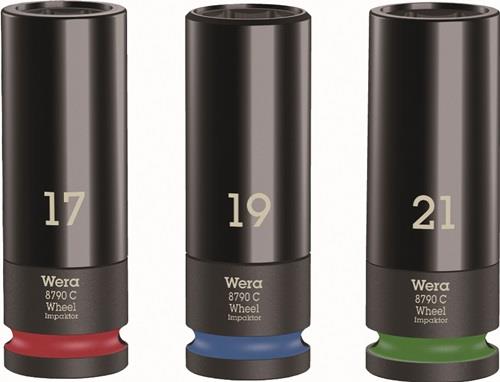 Wera Kraftsteckschlüsselsatz Wheel Impaktor C Set 1 3tlg. 1/2" lang 6-kant - 5004595001