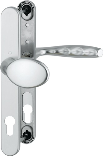 HOPPE Profiltürgarnitur NY 76G/3346/1810 Alu.F1 PZ f.TS 57-62mm - 3257426