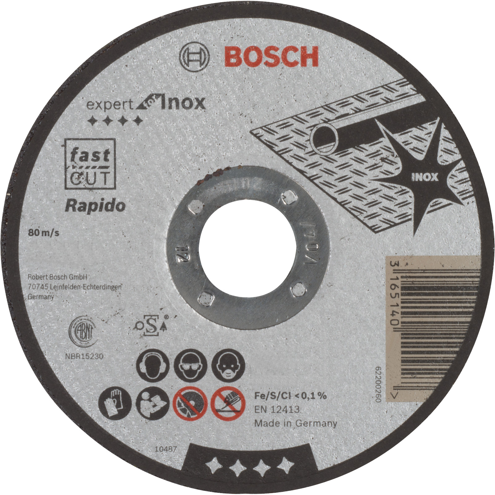 Bosch Trennscheibe gerade Expert for Inox Rapido