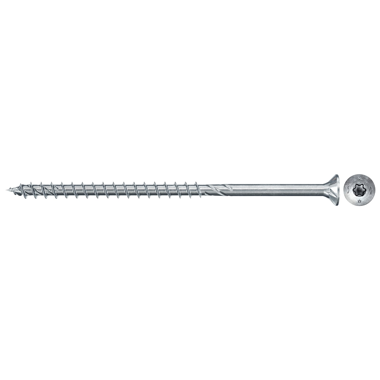 fischer Spanplattenschraube PowerFast FPF II CTP 5,0 x 100 BC 100 Senkkopf TX Antrieb Teilgew. - 578566