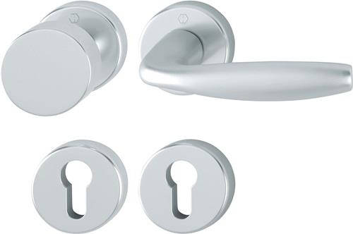 HOPPE Rosettengrt.NY 58/42KV/42KVS/1810 Alu.F1 rd.PZ DIN L/R D/K - 3273291