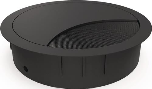 BMB Kabeldf.EXIT R Zamak schwarz EL.-D.80mm 12/144 - 201 105859