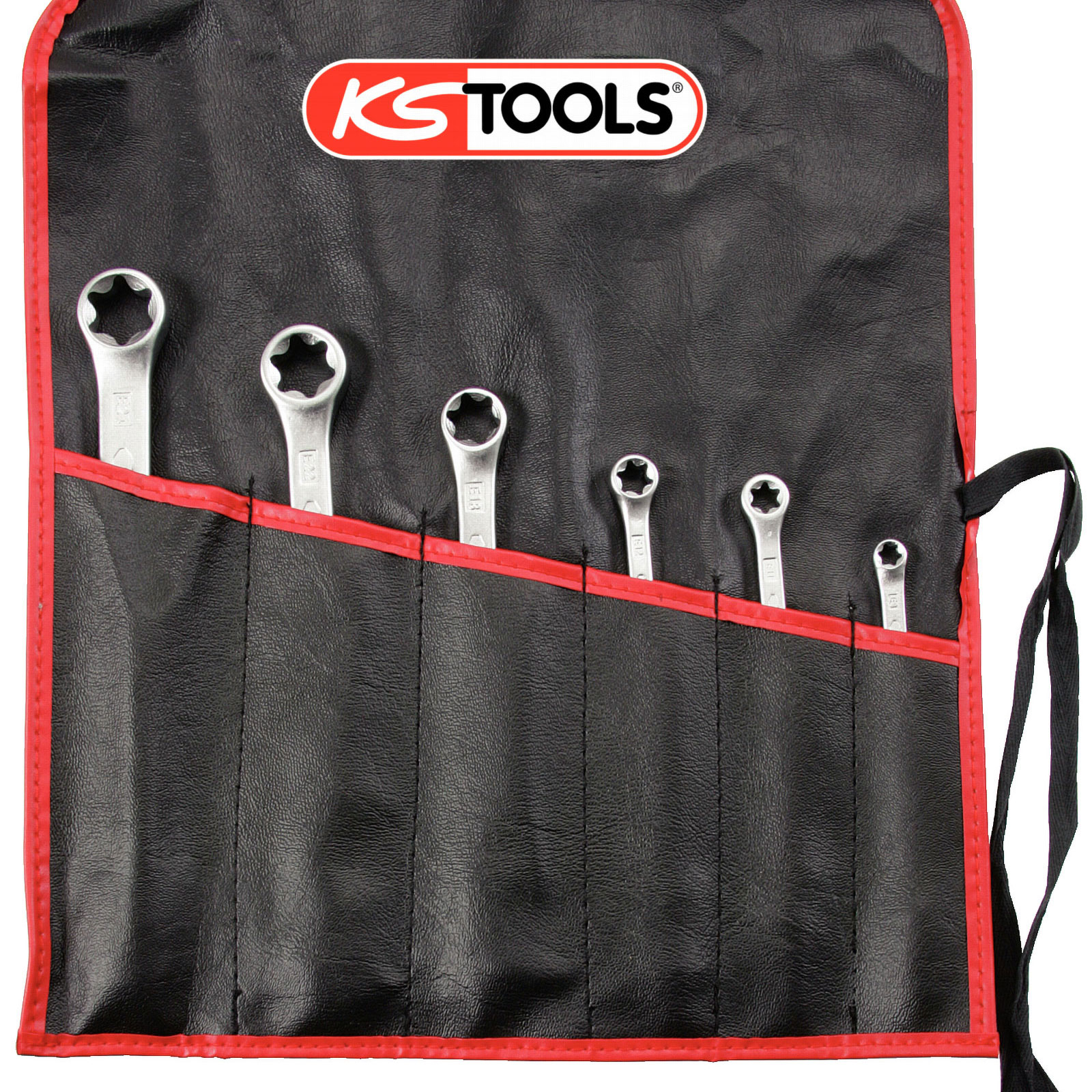 KS TOOLS Torx-E-Doppel-Ringschlüssel-Satz 6tlg. - 911.0370