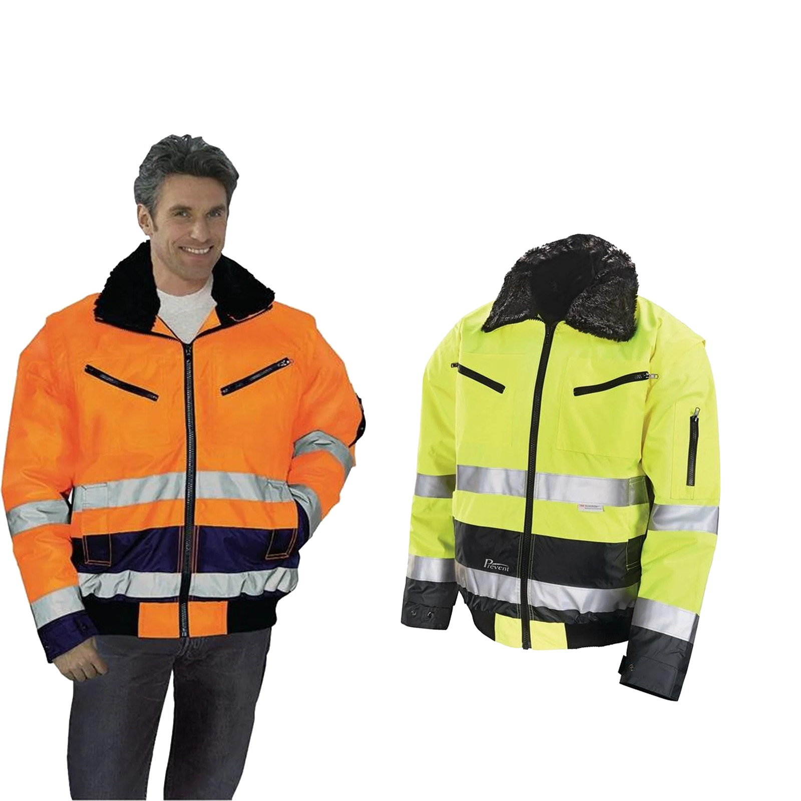 ASATEX Warnschutz-Pilotenjacke PREVENT zweifarbig