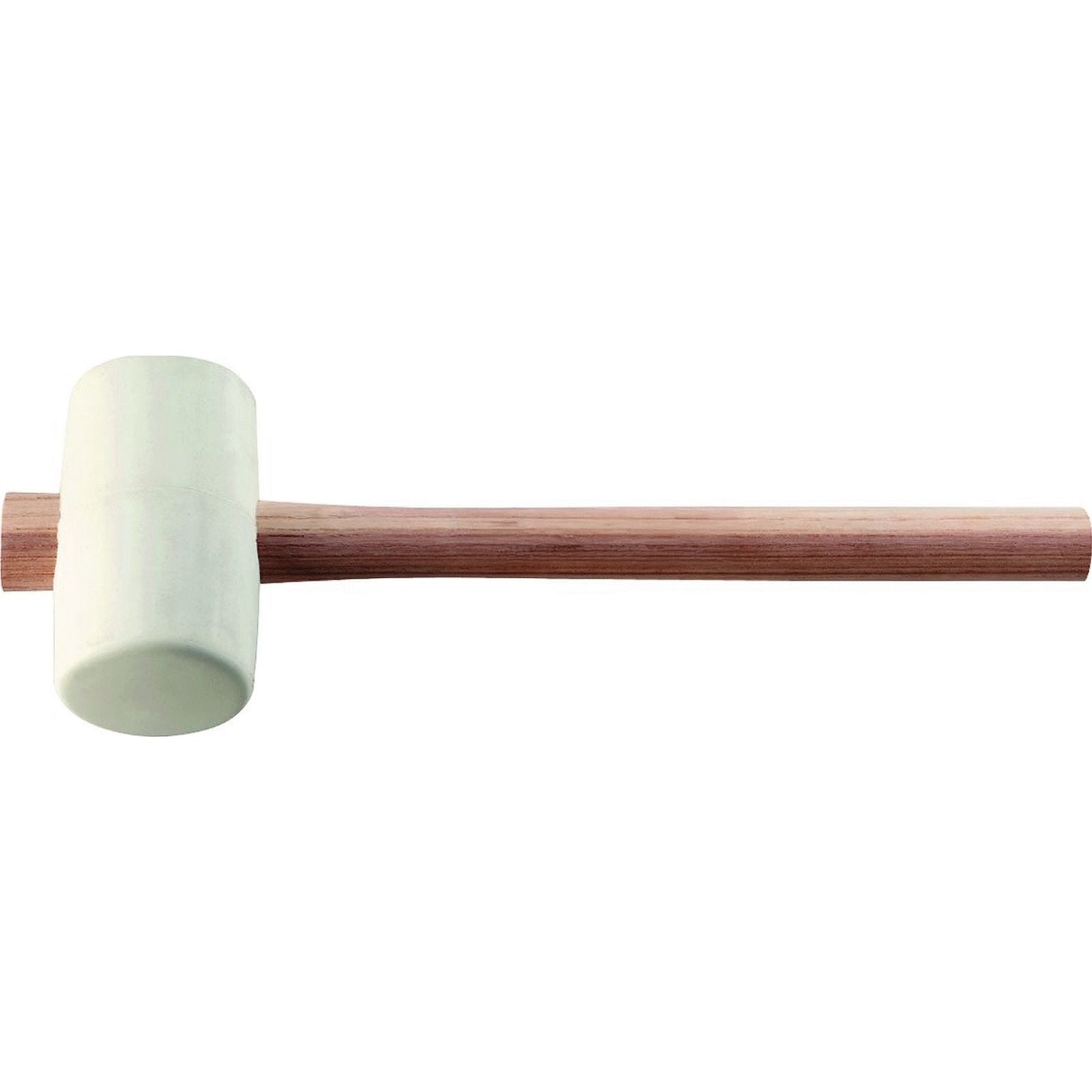 Gummihammer Kopf-D.90mm Kopf-L.139mm weiß ES 70 Shore A flache Bahn TECWERK