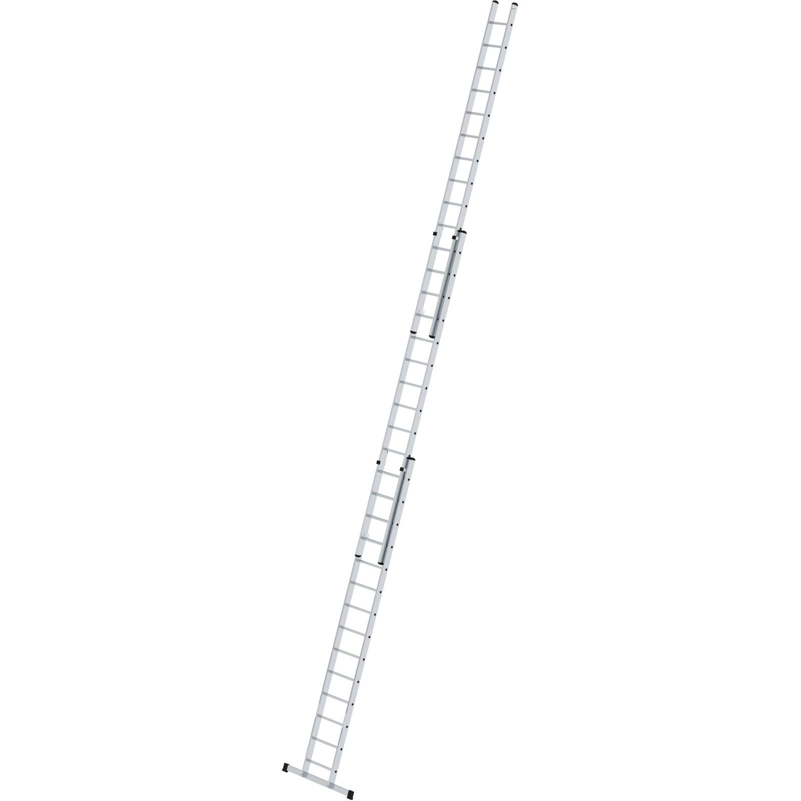 Günzburger Steigtechnik Sprossen-Schiebeleiter 3tlg. mit Standard-Traverse 3 x 14 Sprossen - 020324