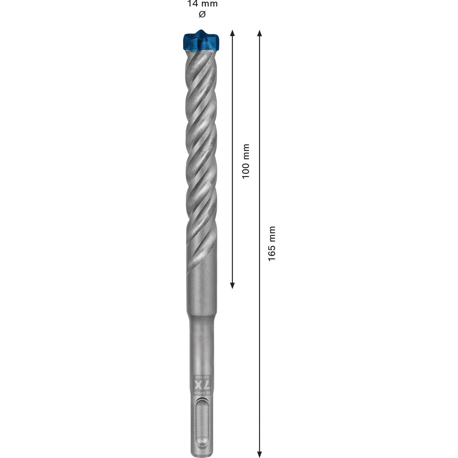 Bosch Expert SDS plus-7X Hammerbohrer 14 x 100 x 165 mm - 2608900119