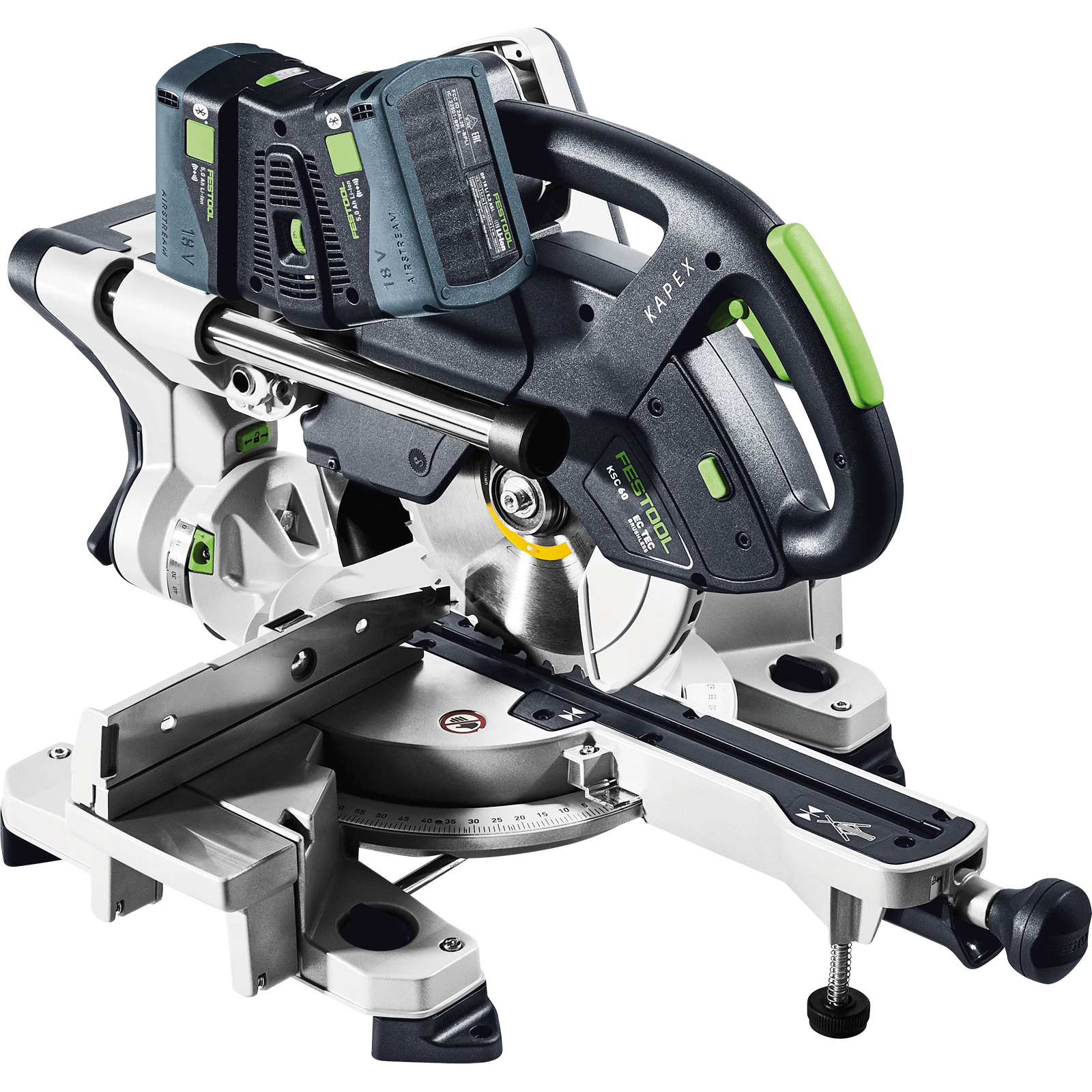 Festool Akku-Kapp-Zugsäge KAPEX KSC 60 EB 5,0 I-UG-Set / 2x 5,0 Ah Akku + Ladegerät - 577958