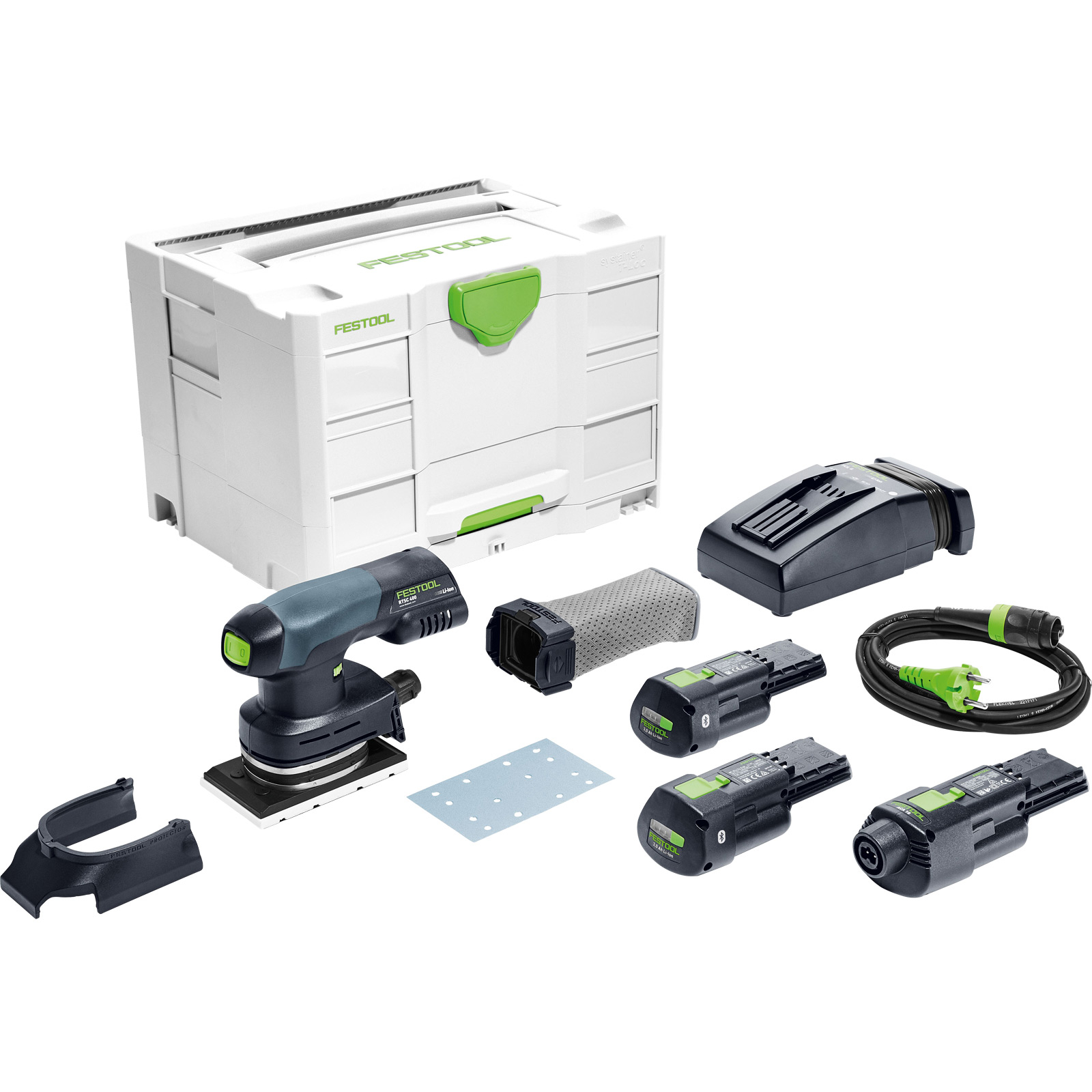 Festool Akku-Rutscher RTSC 400 Li 3,0 I-Set / 2x 3,0 Ah Akku + Ladegerät + Zubehör im Systainer - 577681