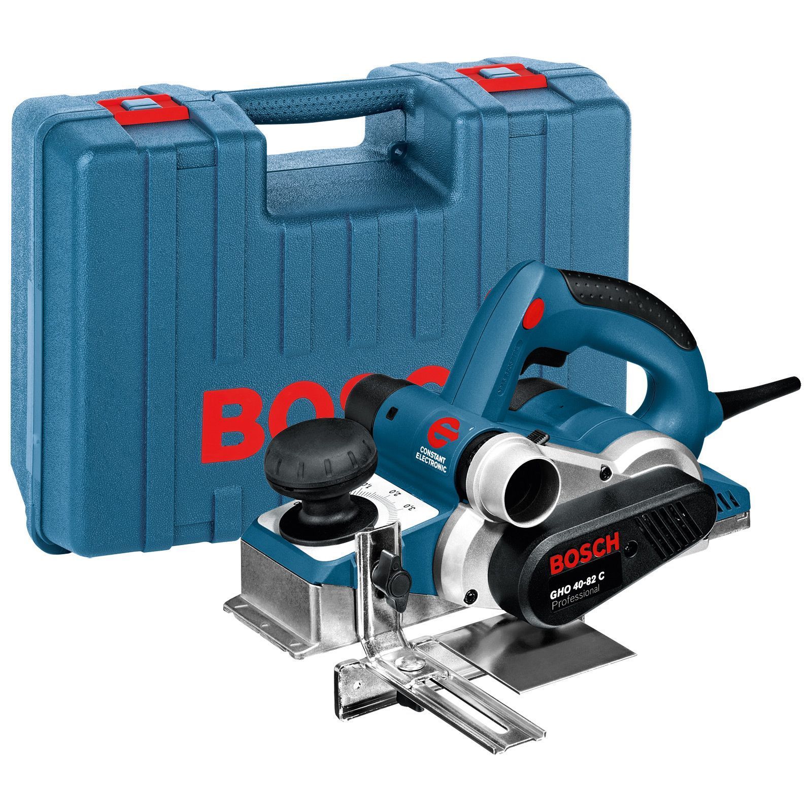 Bosch Hobel GHO 40-82 C 850 W inkl. Zubehör-Set im Koffer - 060159A760