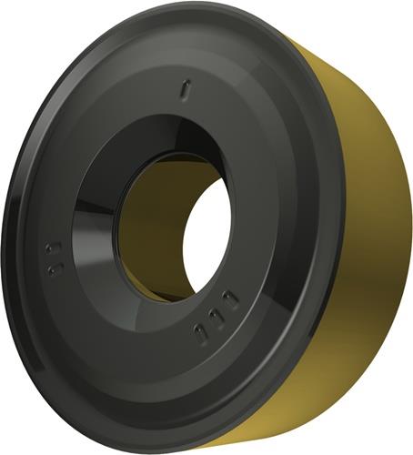 Drehwendeschneidplatte ISO RCMT 3009MO-RR4:T9415 D. 10mm MT-CVD beschichtet