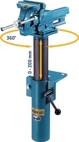 HEUER Höhenverstellgerät HEUER Lift für Backenbreite 120 mm - 104220