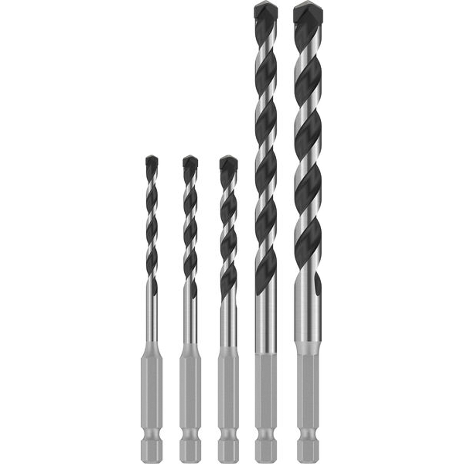 Bosch PRO HEX-5 Bohrer-Set, 4x100, 5x100, 6x100, 8x150, 10x150 mm 5-tlg. - 2608707004