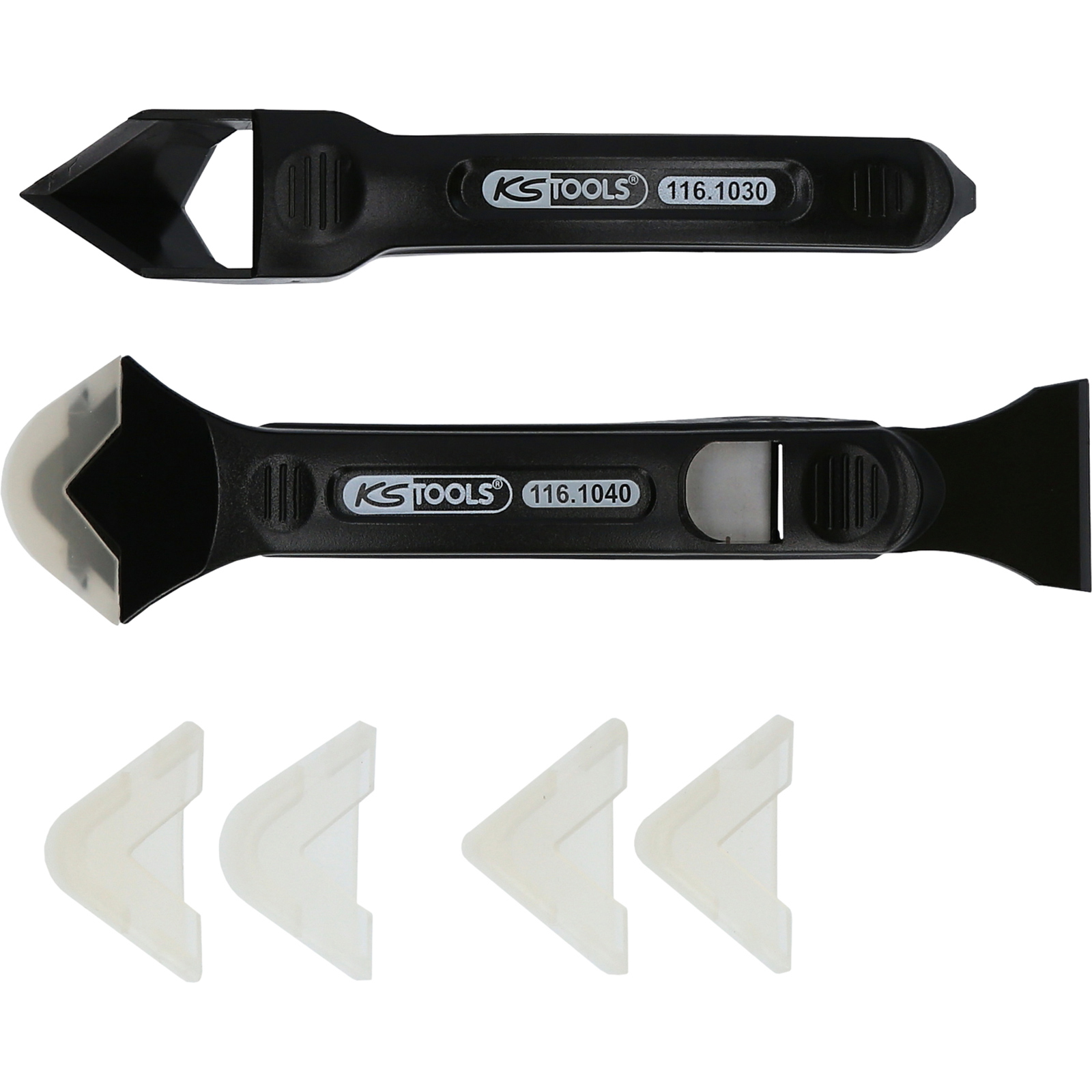 KS TOOLS FUGENFIX Silikonschaber- und Abziehersatz 7tlg. - 116.1050
