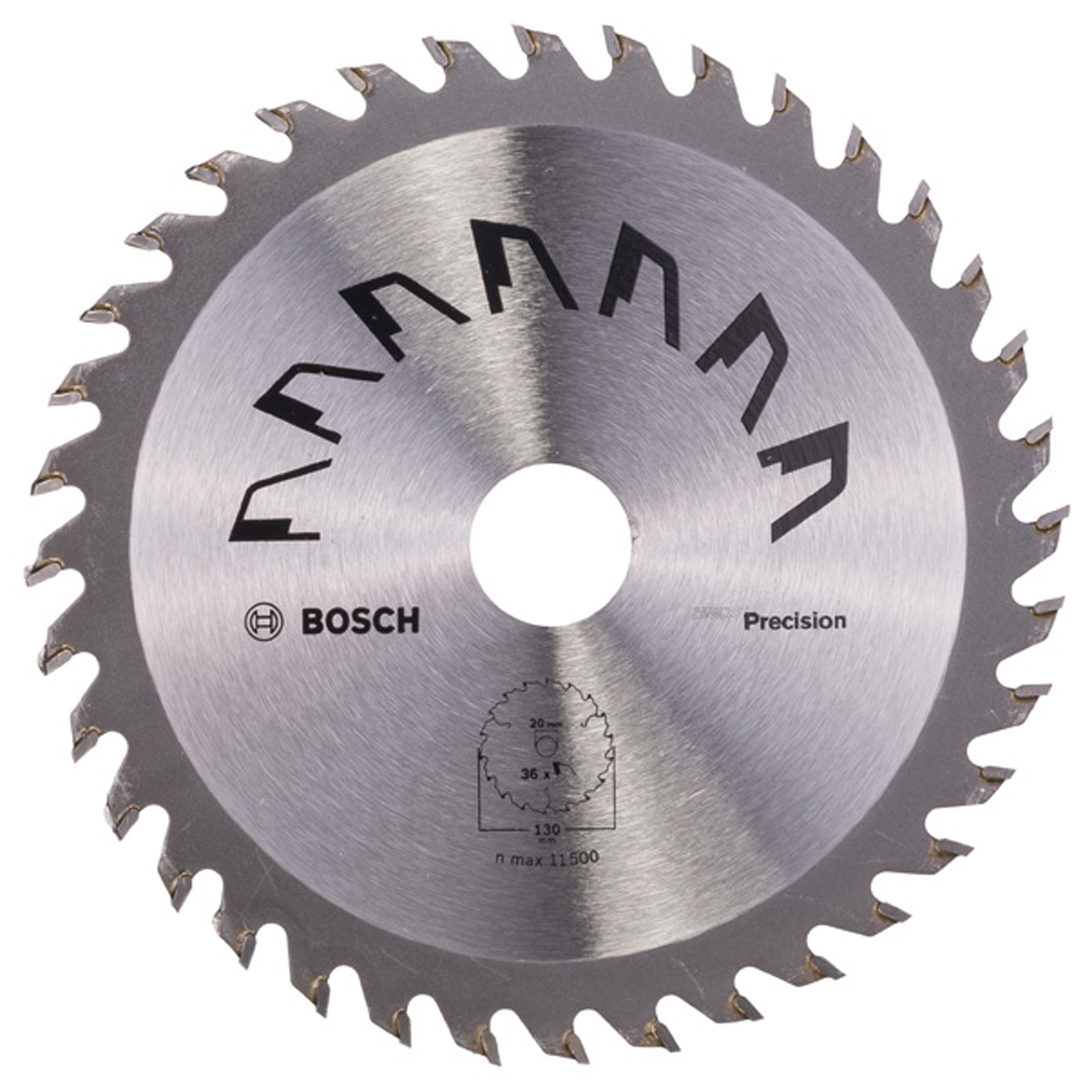 Bosch Kreissägeblatt PRECISION D= 130 mm Bohrung= 20 mm Z= 34 - 2609256847