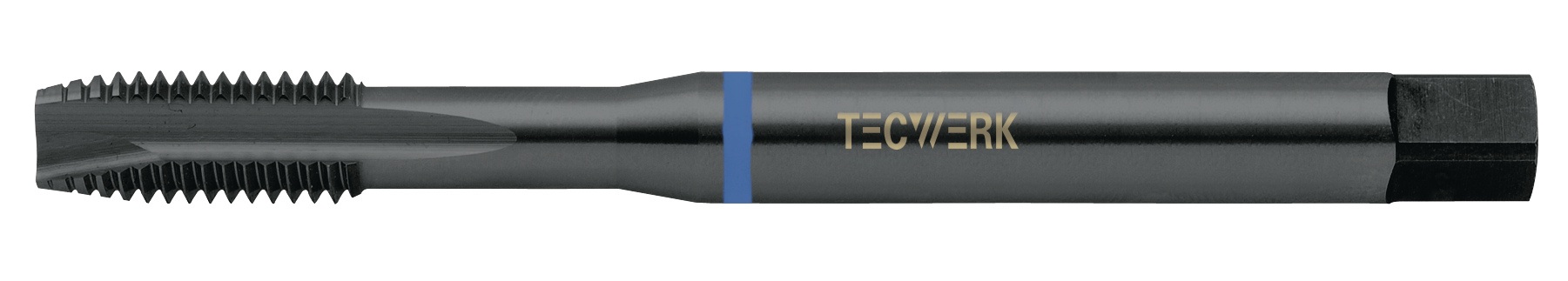 Maschinengewindebohrer DIN 371B VA M3x0,5mm HSS-Co nitr.u.vapor.6H TECWERK