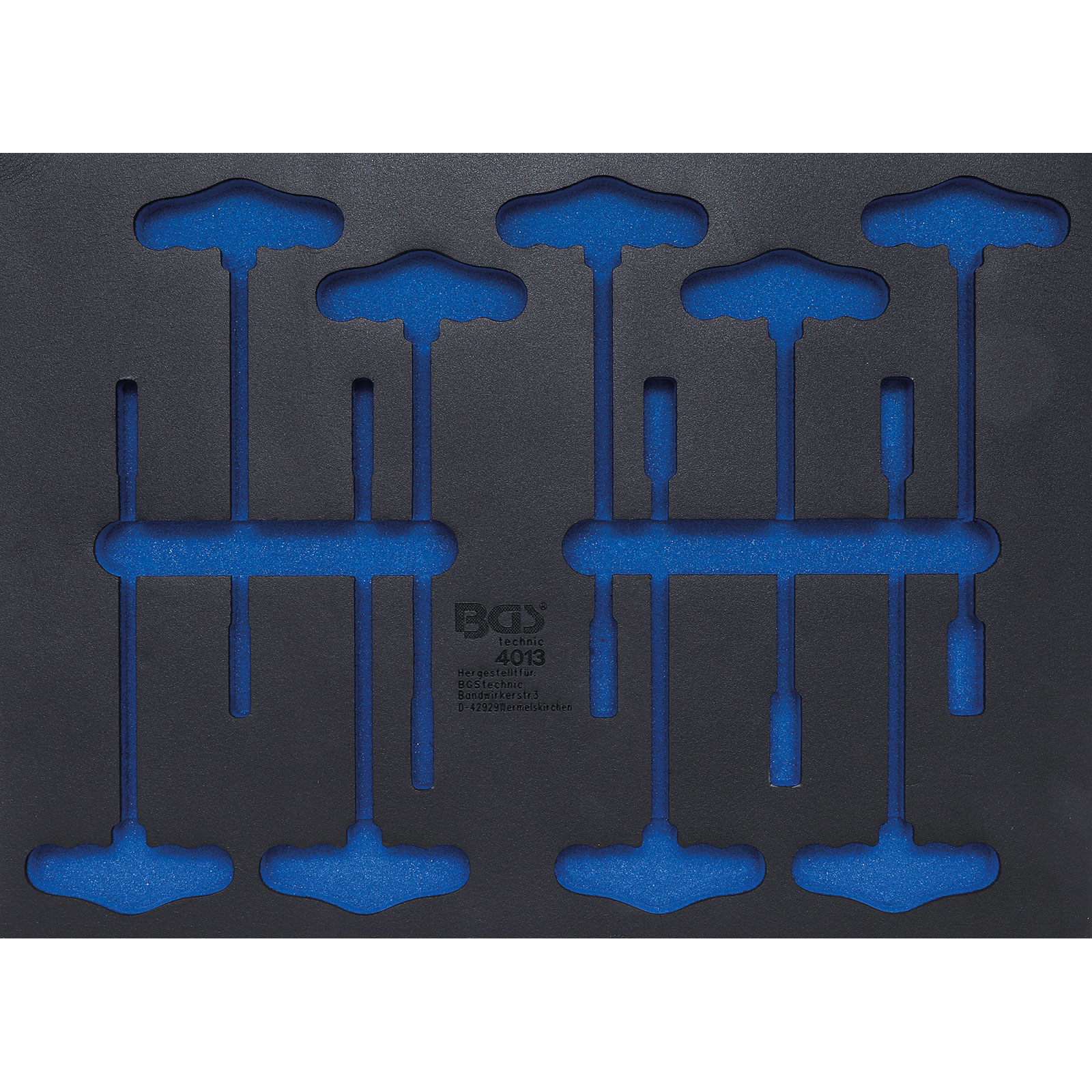 BGS Werkstattwageneinlage 3/3 leer für Art. 4013 - 4013-5