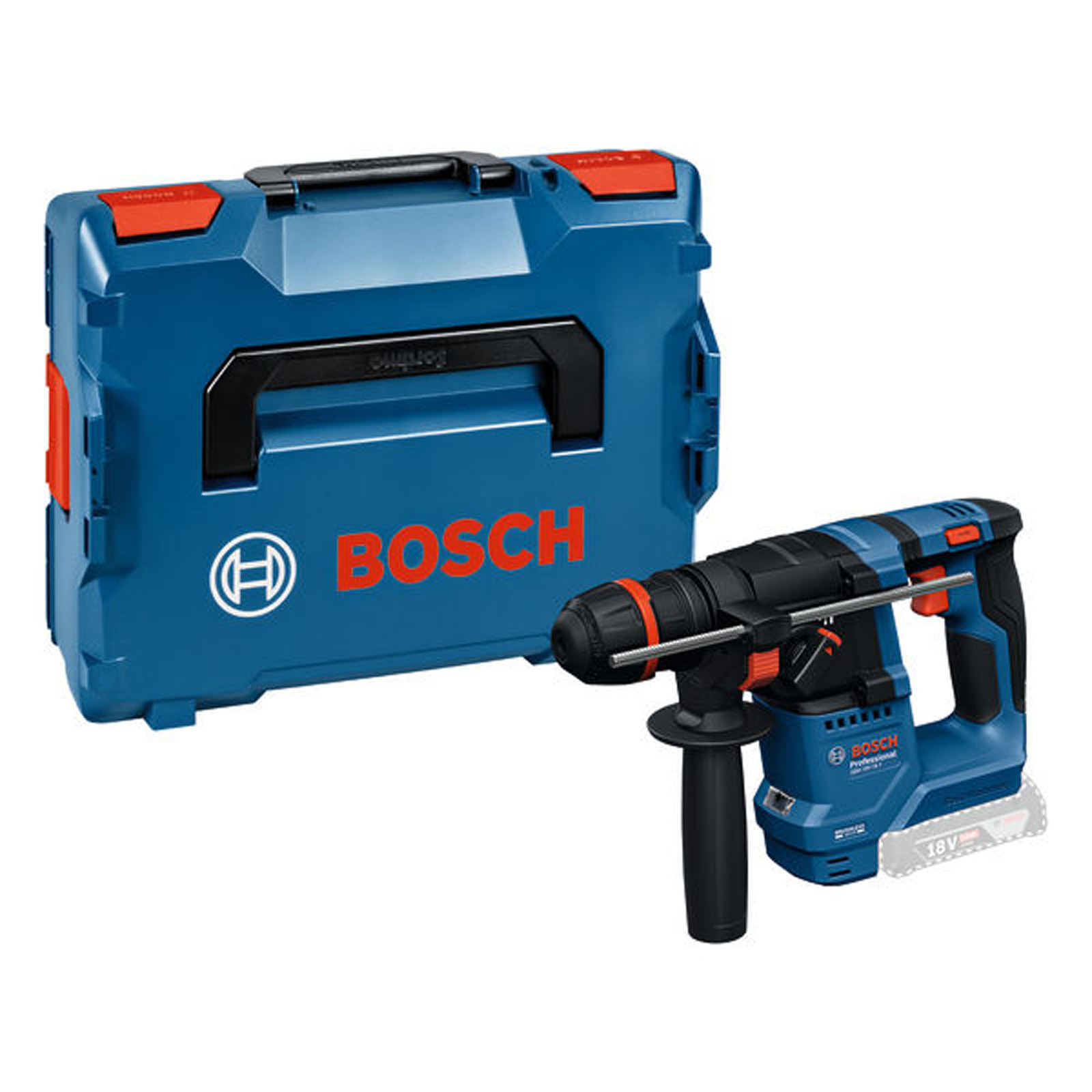 Bosch Akku-Bohrhammer mit ONECHUCK GBH 18V-18 X Solo in L-BOXX - 0611927102