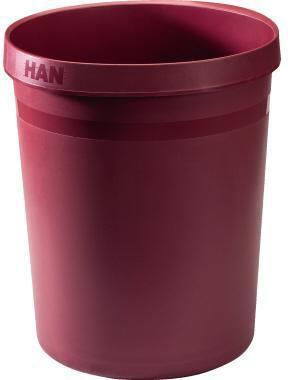 HAN Papierkorb KARMA 18198-17 18Liter Kunststoff öko-rot