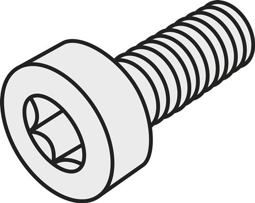 Unterlegplatten-Schraube ISO SP 0405 Bruttogewicht 1,1g PRAMET