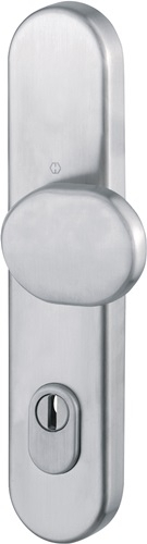HOPPE Knopflangschild E86G/3332ZA VA F69 f.Kombischutz PZ 10mm - 3332300