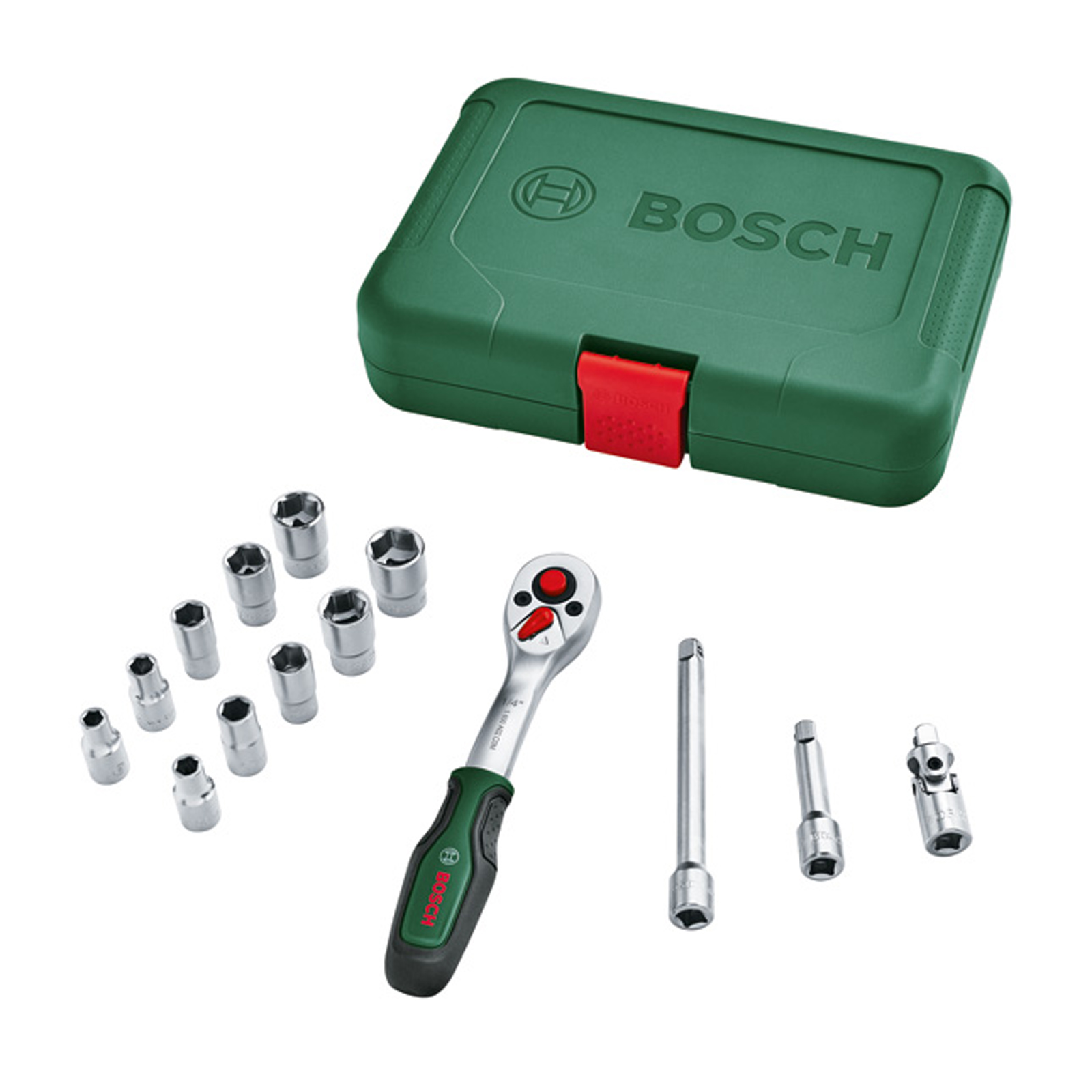 Bosch Handwerkzeuge 1/4"-Ratschen-Set 14-tlg. - 1600A02BY0