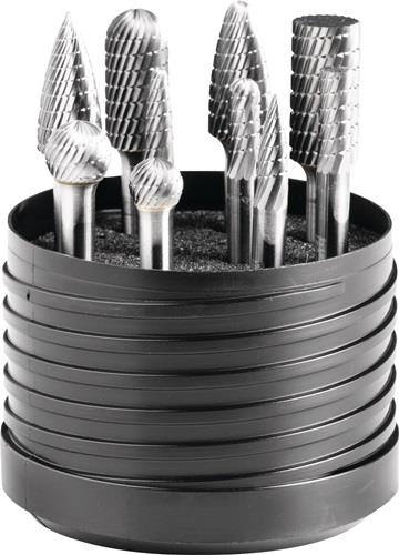 PFERD Frässtiftesatz Schaft-Ø 6 mm Verzahnung 3 10tlg. - 21900500