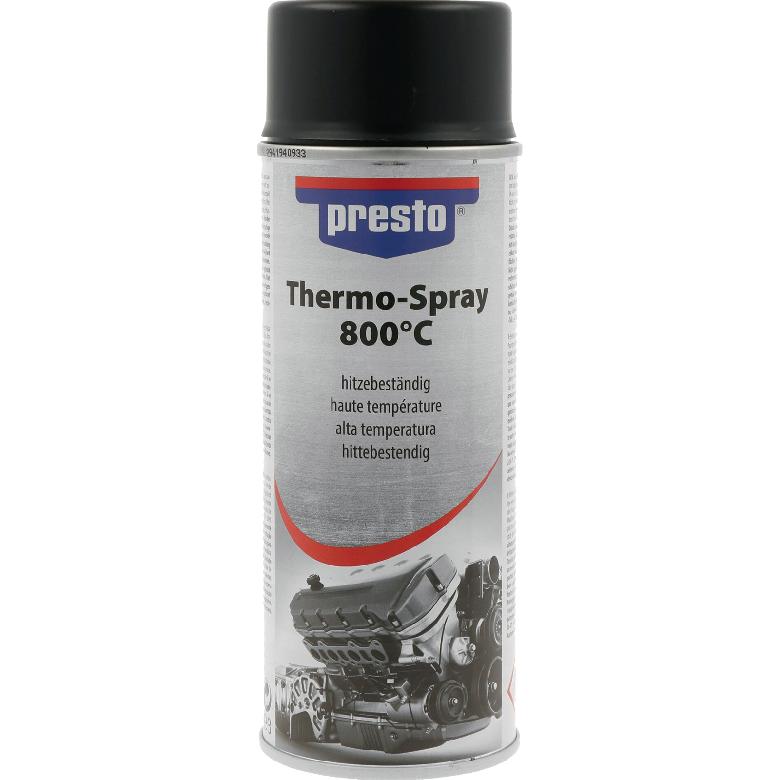 presto Thermo-Lackspray Profi 800 °C schwarz - 428726