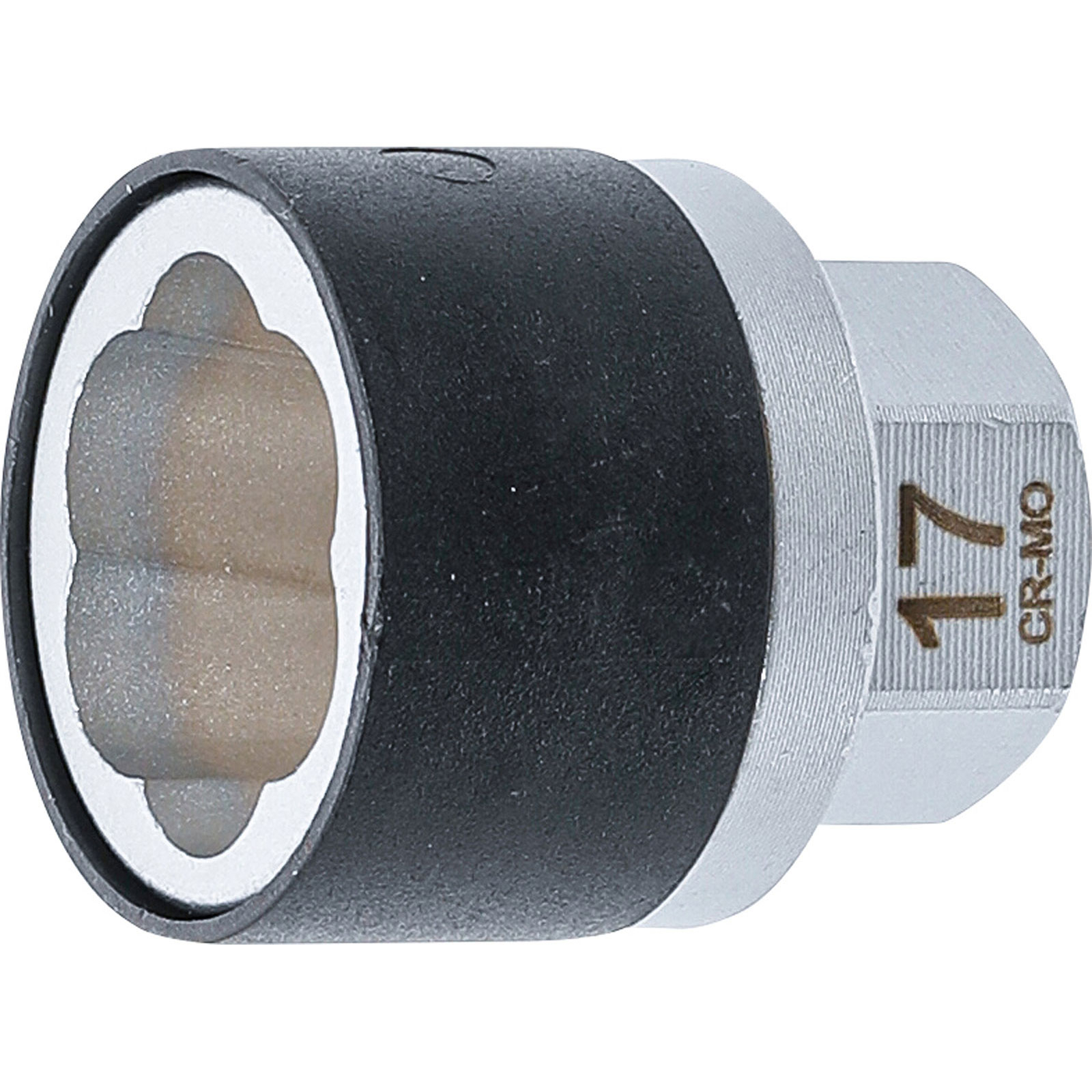 BGS Spiral-Profil-Steckschlüssel-Einsatz / Schraubenausdreher Antrieb Außensechskant 17 mm SW 17 mm - 7510-17