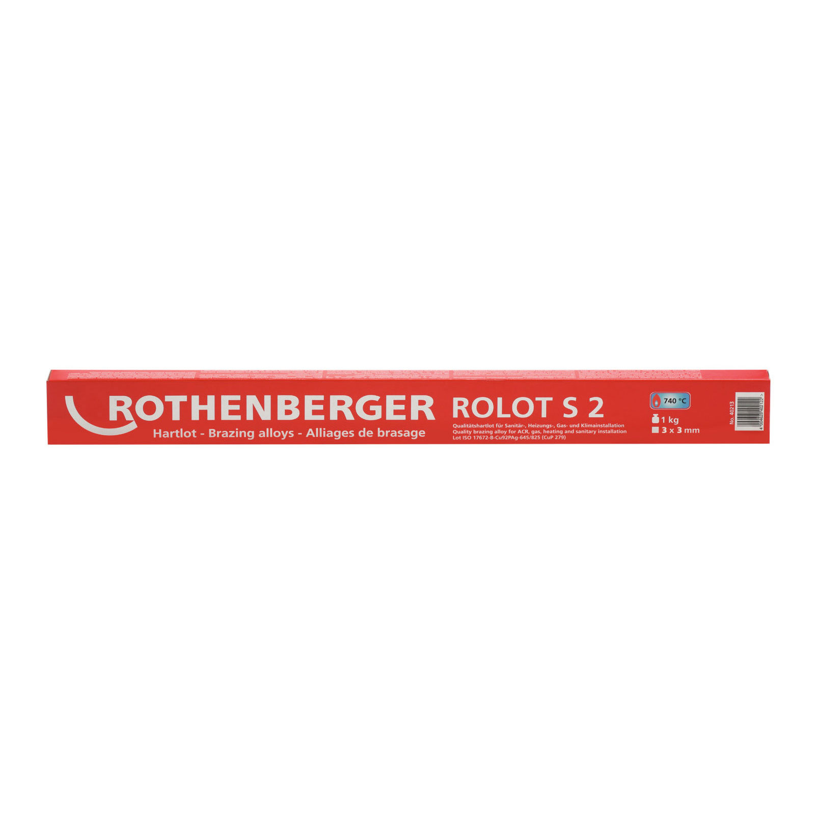ROTHENBERGER ROLOT S2, nach ISO 17672, 3x3x500mm, 1kg - 40213