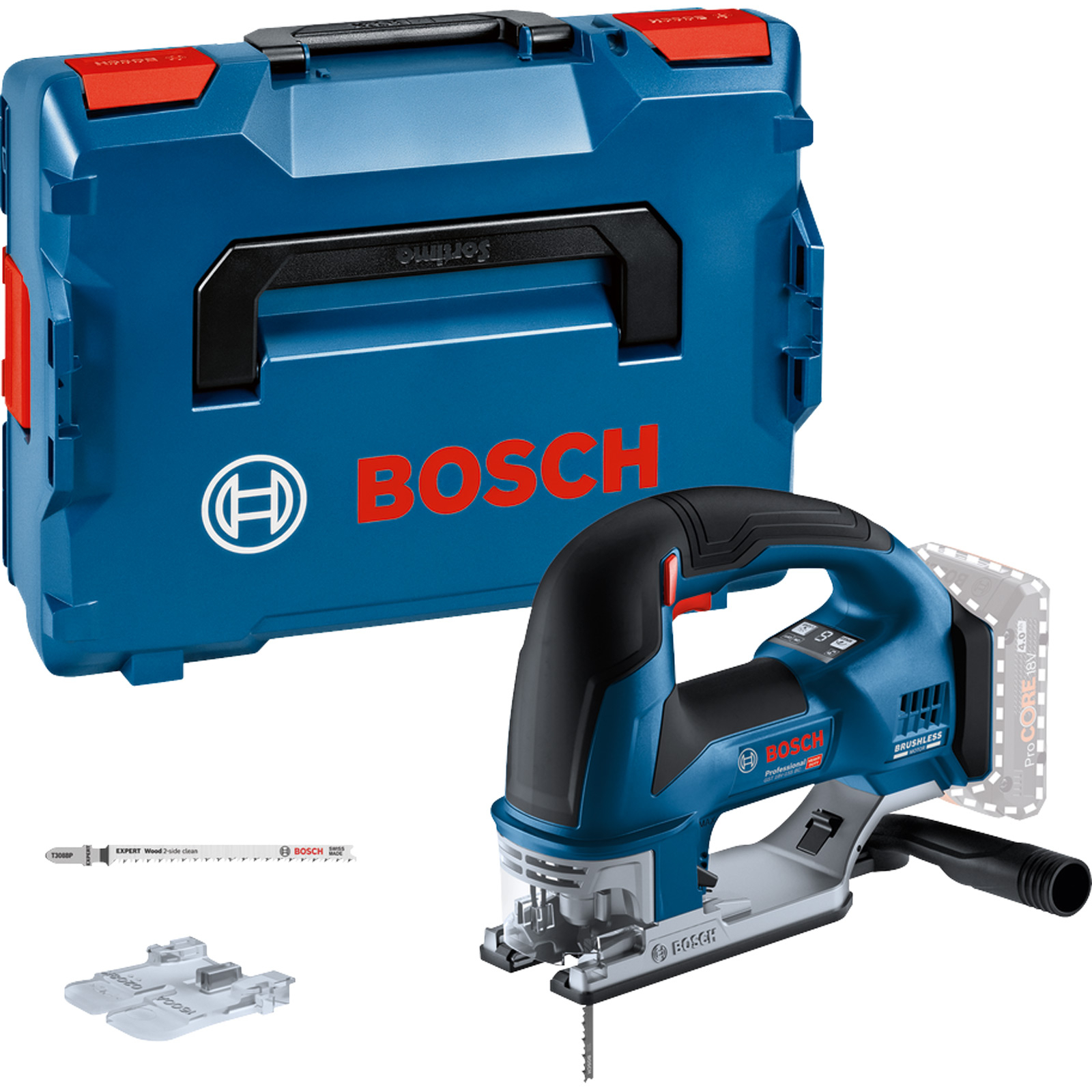 Bosch Akku-Stichsäge GST 18V-155 BC Solo in L-Boxx - 06015B1000