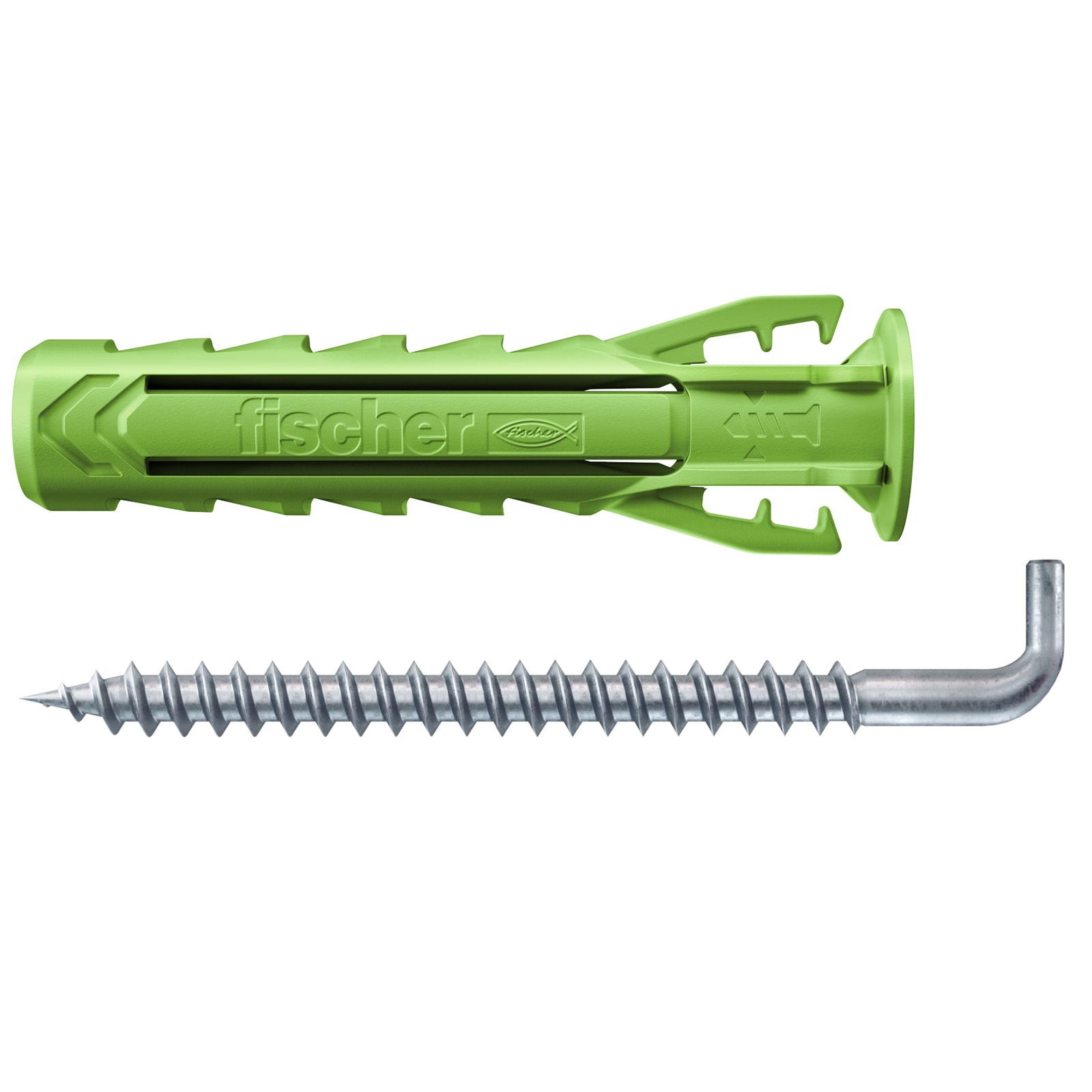 Fischer 8x Spreizdübel SX Plus Green 6 x 30 WH mit Winkelhaken - 567871