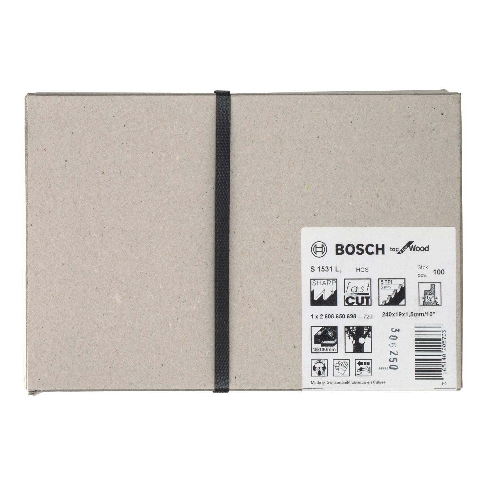 Bosch 100x Säbelsägeblatt S 1531 L Top for Wood - 2608650698