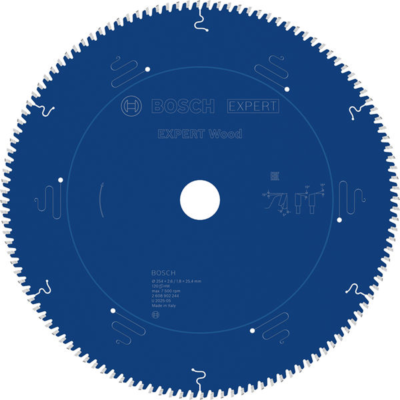 Bosch EXPERT Wood Kreissägeblatt 254x25,4 mm Z120 - 2608902244