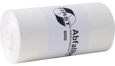 FIRST Müllbeutel 36030 630x850mm Sternnahtboden weiß 9x40 St./Pack.