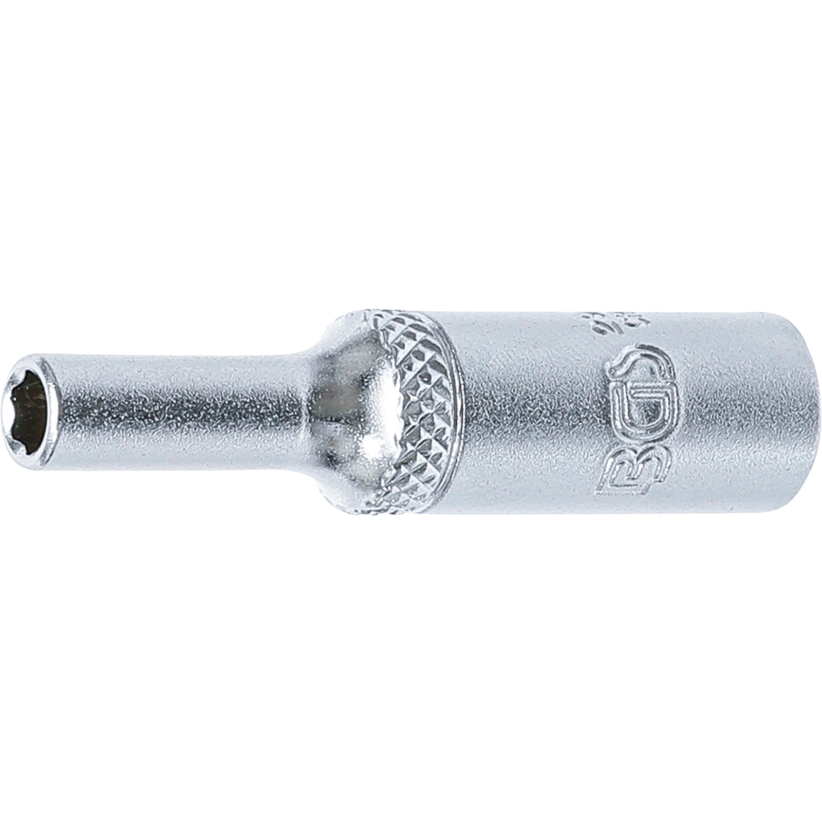 BGS Steckschlüssel-Einsatz Super Lock tief Antrieb Innenvierkant 6,3 mm (1/4") SW 4 mm - 2964