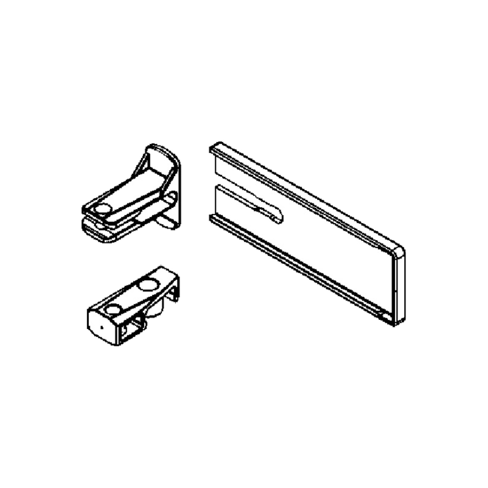 Bessey Set für Korpuszwinge KRE / KREV (3x Schutzkappen / 2x Werkstückauflagen / 1x Endsicherung) - 3101775