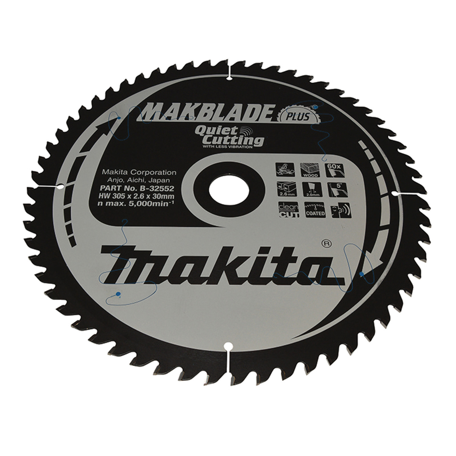Makita MAKBLADE+ Sägeblatt 305x30x60Z - B-32552